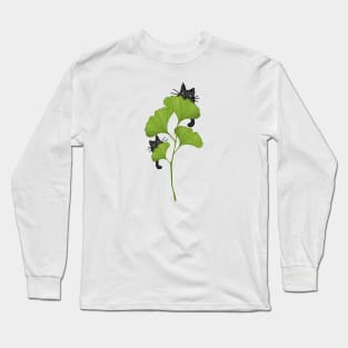 Ginkgo cat Long Sleeve T-Shirt